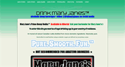 Desktop Screenshot of drinkmaryjanes.com